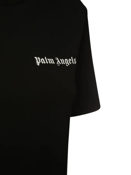 Palm Angels   Classic logo cotton jersey t-shirt 