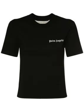 Palm Angels   Classic logo cotton jersey t-shirt 