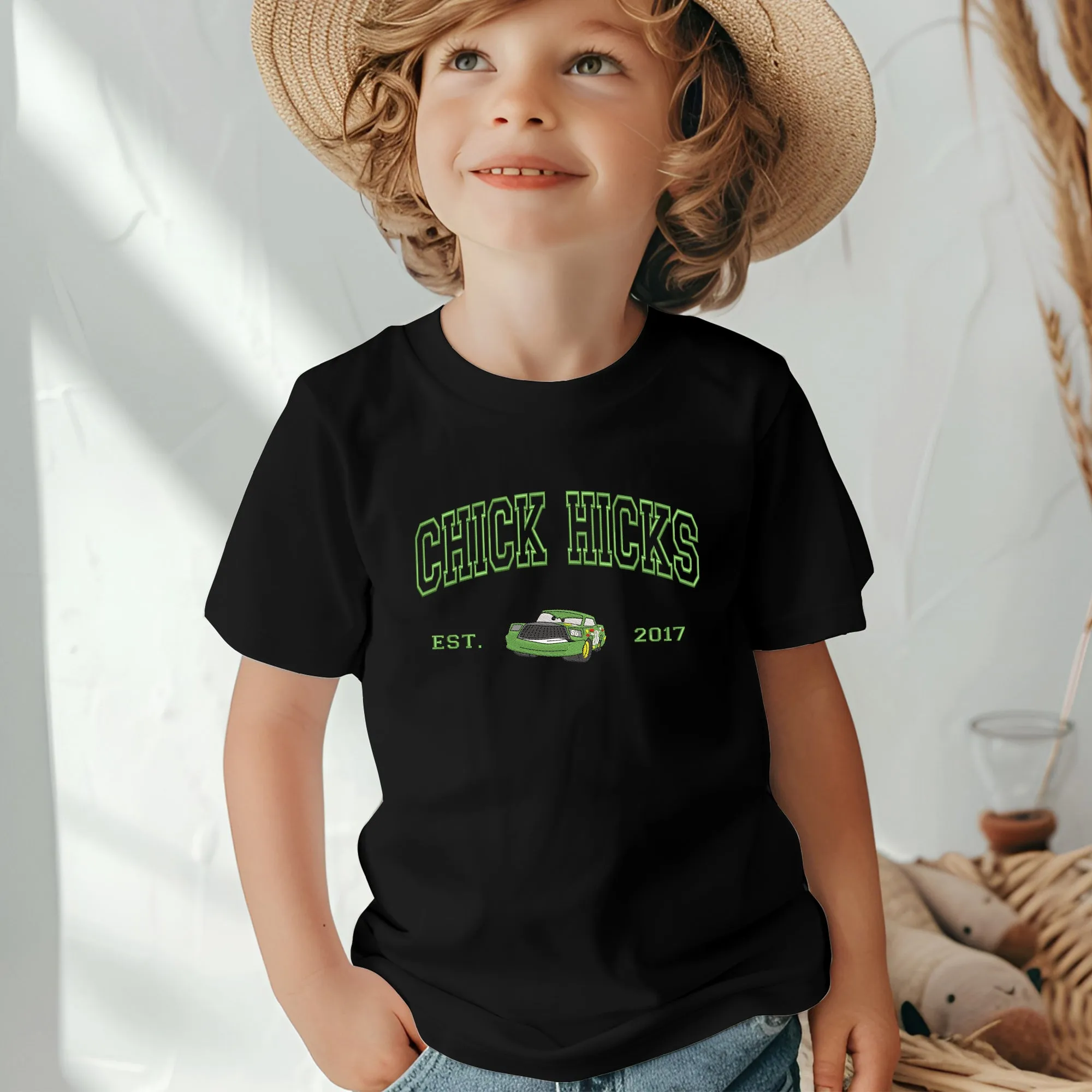 Personalized Disney Chick Hicks Embroidered  Toddler T-shirt