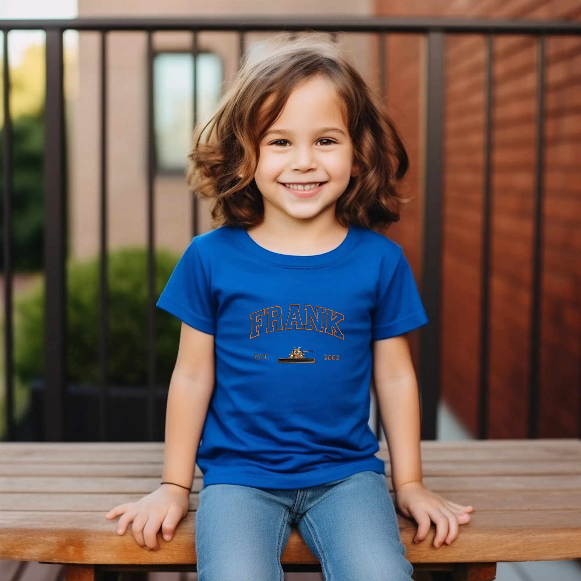 Personalized Disney Frank Embroidered  Toddler T-shirt