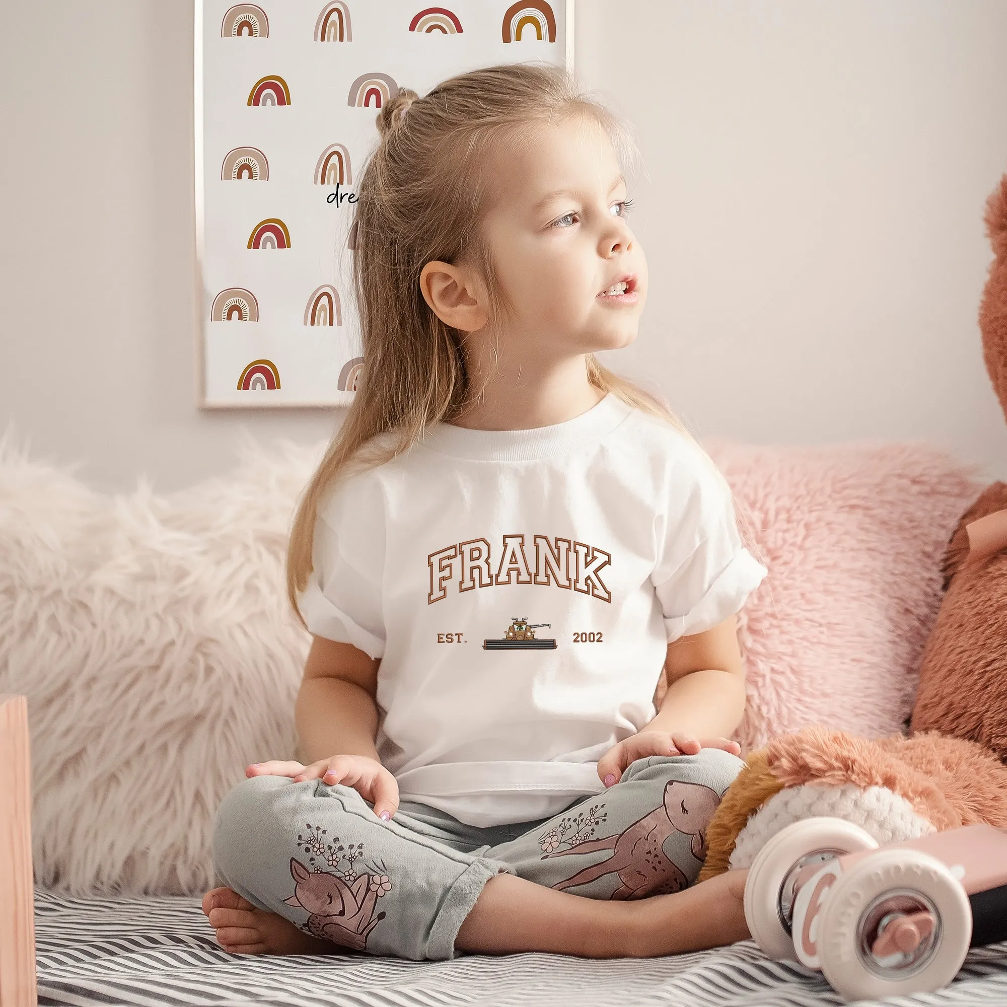 Personalized Disney Frank Embroidered  Toddler T-shirt