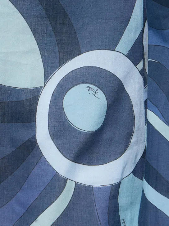 Pucci   Marmo printed cotton voile shirt 