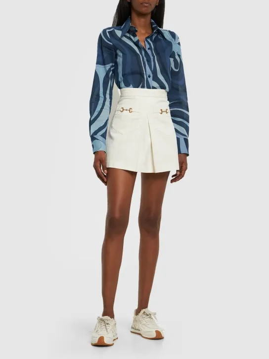 Pucci   Marmo printed cotton voile shirt 