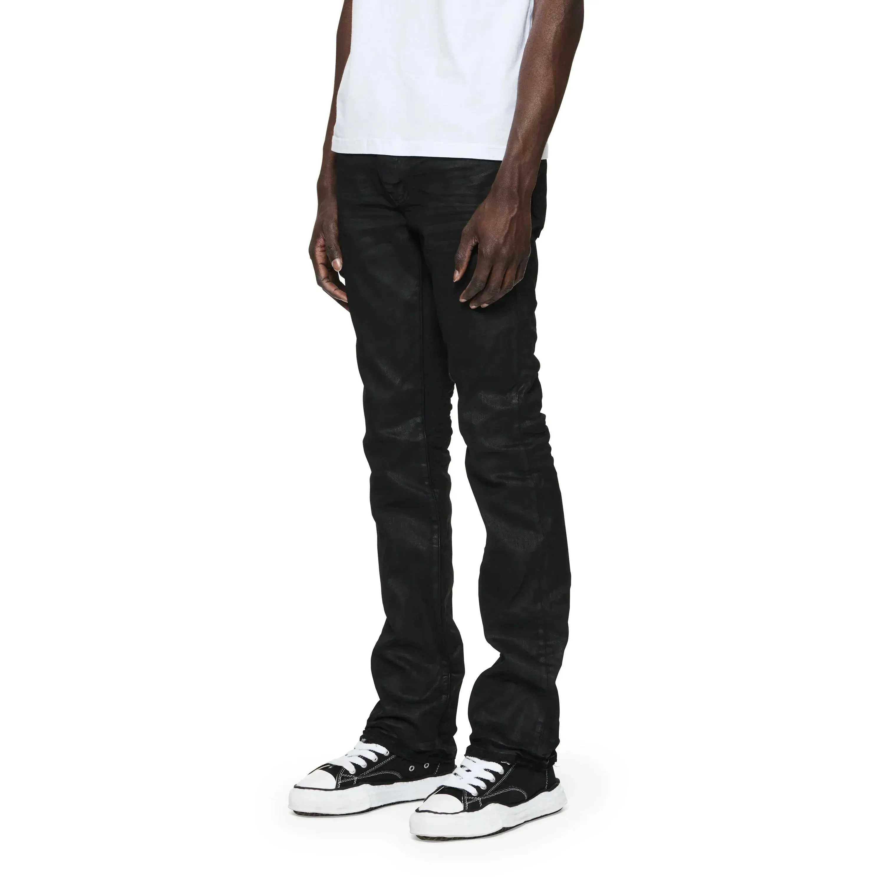 Purple Brand P004 Flare Pressed Coated Jean