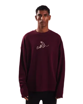 "FOREVER FOREST" MAROON FULL SLEEVE T SHIRT