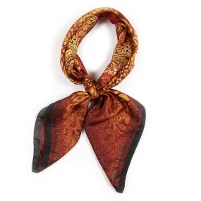 Roberto Cavalli red/yellow Silk Womens Scarf