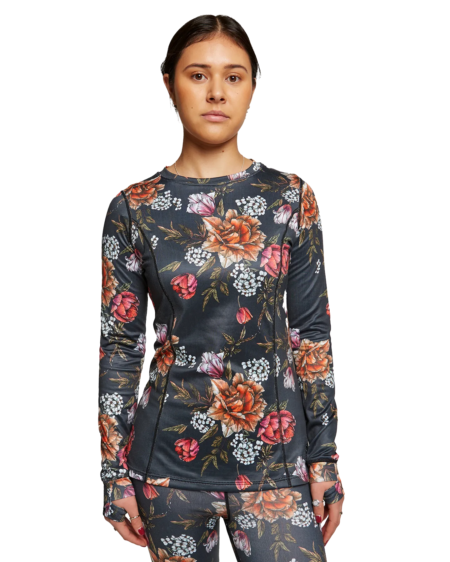 Rojo Living Best Life (Plus Size) Women's Crewneck Thermal Top