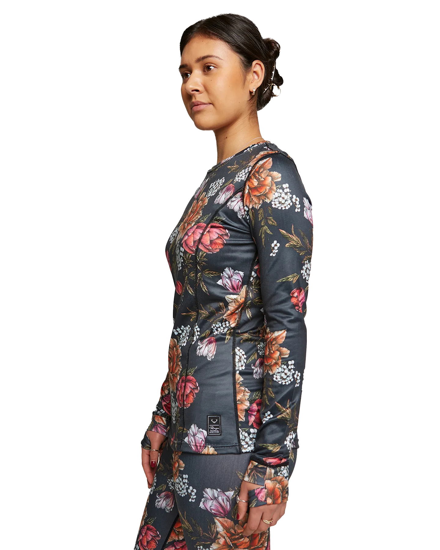 Rojo Living Best Life (Plus Size) Women's Crewneck Thermal Top