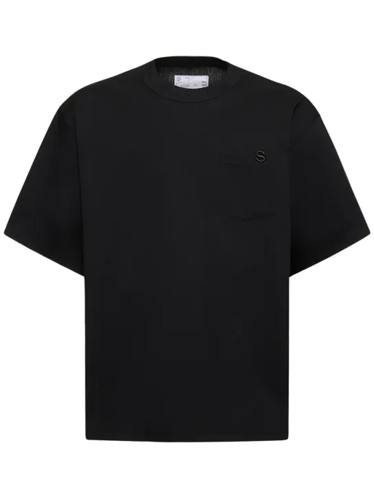 Sacai   Cotton jersey t-shirt 