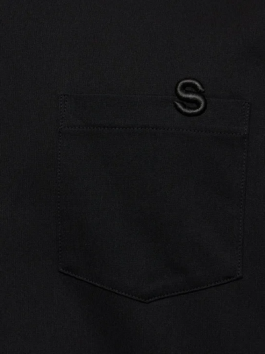 Sacai   Cotton jersey t-shirt 