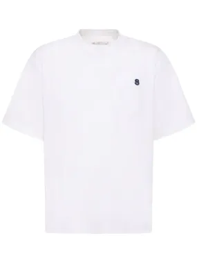 Sacai   Cotton jersey t-shirt 