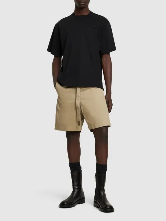Sacai   Cotton jersey t-shirt 
