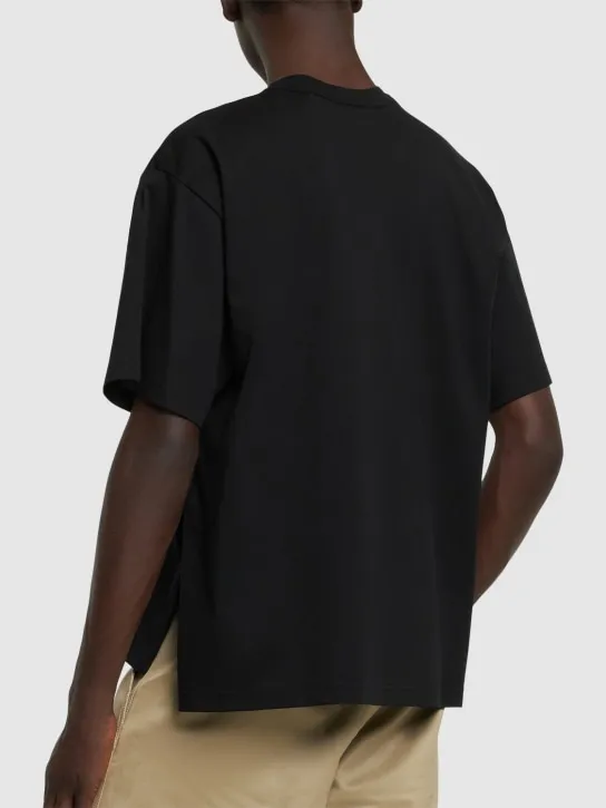 Sacai   Cotton jersey t-shirt 