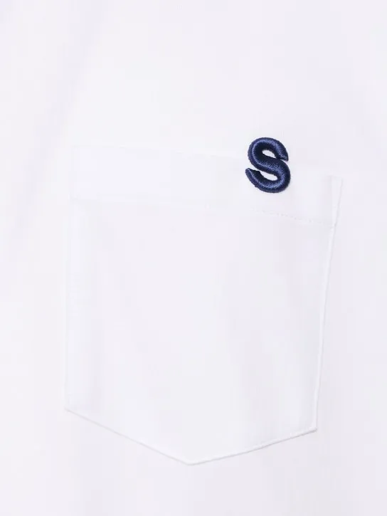 Sacai   Cotton jersey t-shirt 