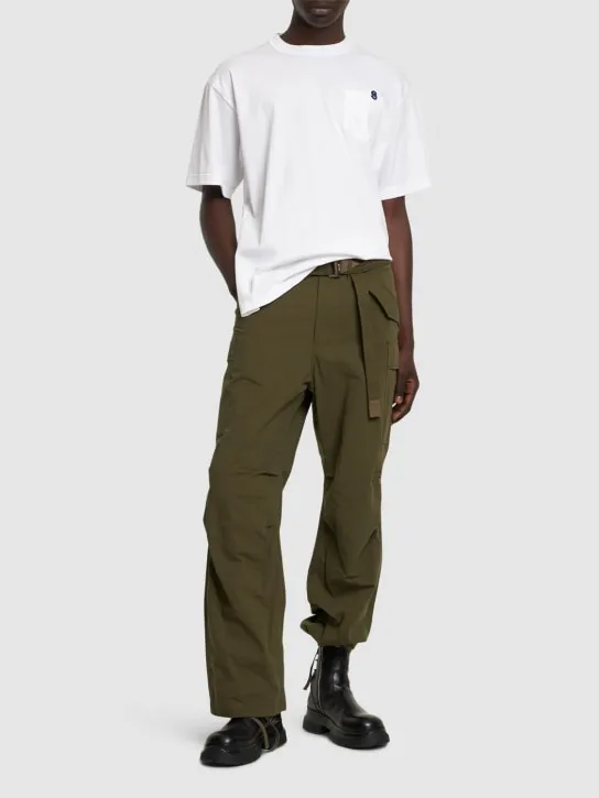 Sacai   Cotton jersey t-shirt 