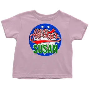 SUSAN ALL STAR TODDLER T-SHIRT FOR SUSAN