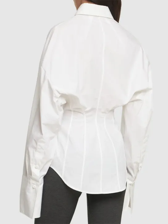 The Attico   Buttoned poplin shirt 