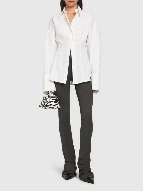The Attico   Buttoned poplin shirt 