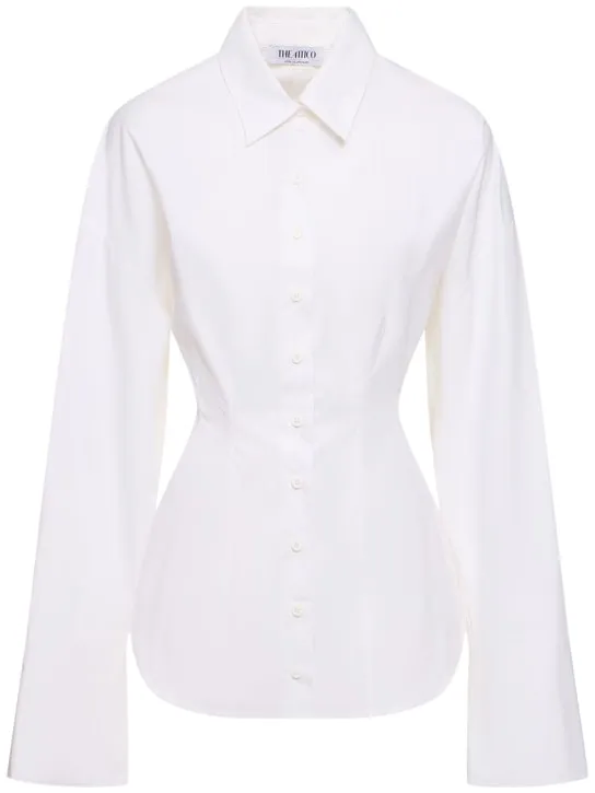 The Attico   Buttoned poplin shirt 
