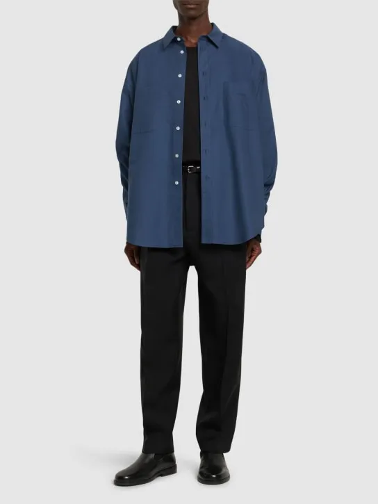 The Row   Este cotton shirt 