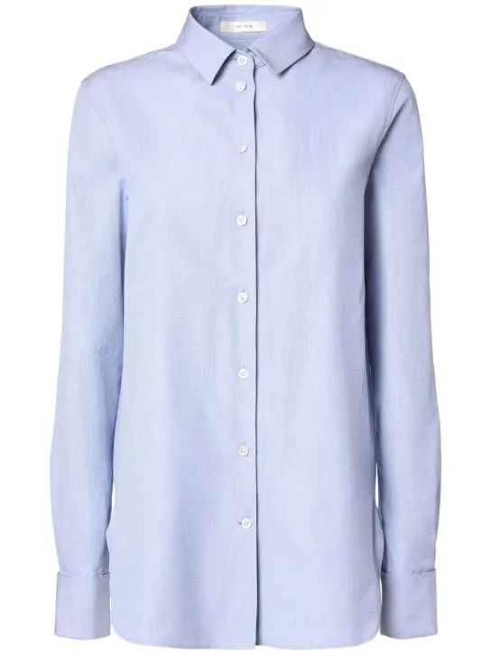 The Row   Metis cotton poplin shirt 
