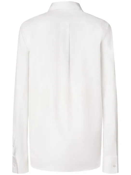 The Row   Metis cotton poplin shirt 