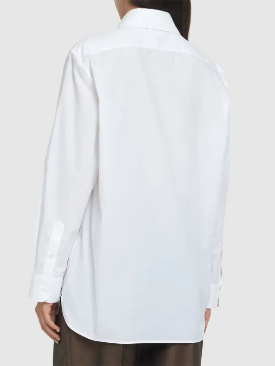 The Row   Sisilia cotton poplin shirt 