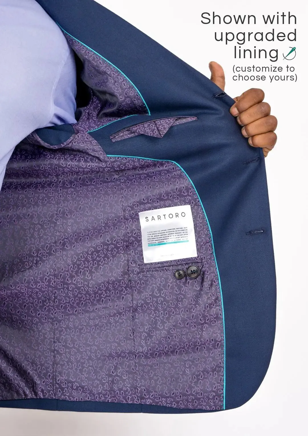Thompson Navy Twill Jacket