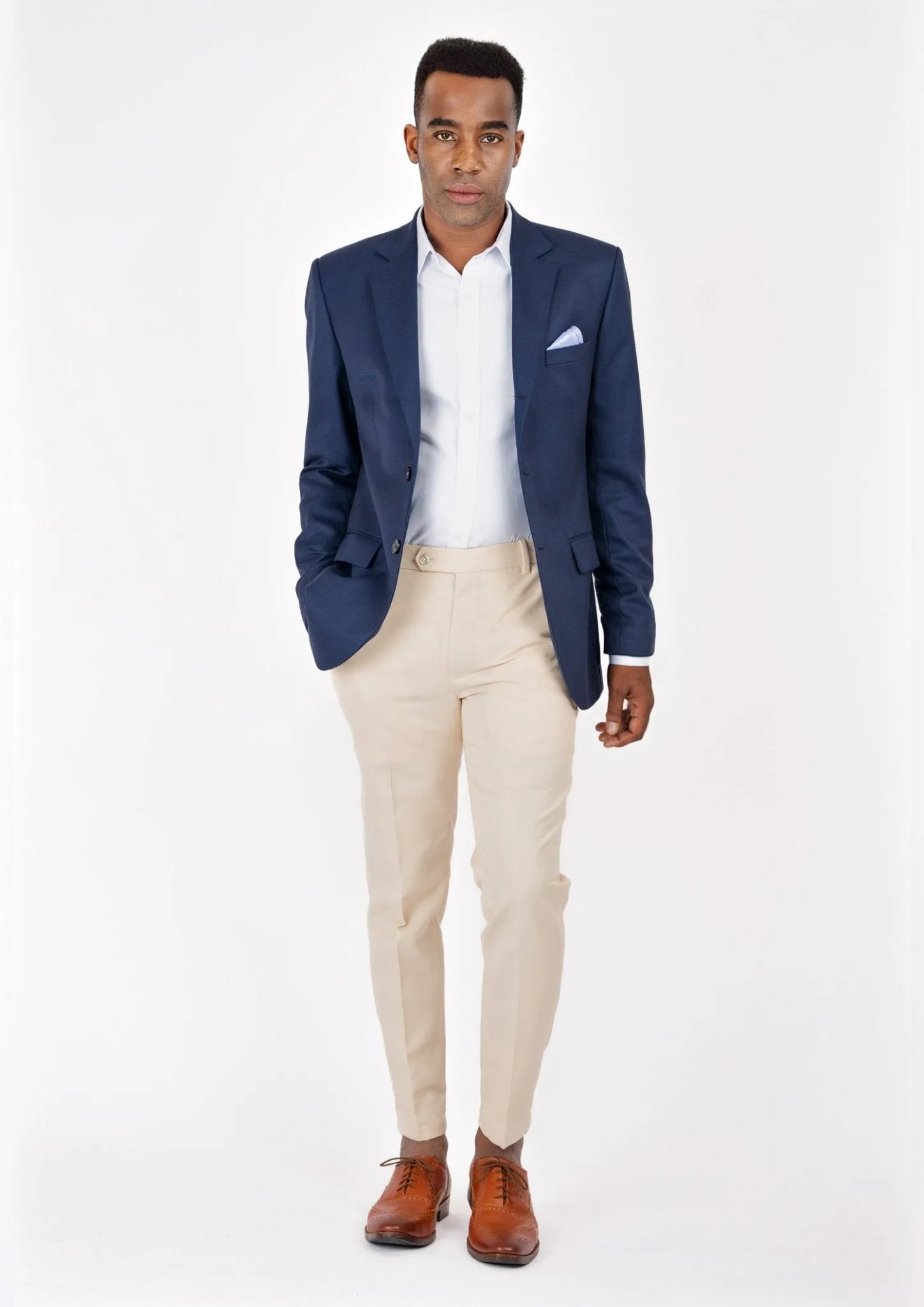 Thompson Navy Twill Jacket