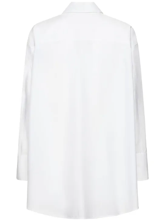 Valentino   Cotton poplin oversized shirt 