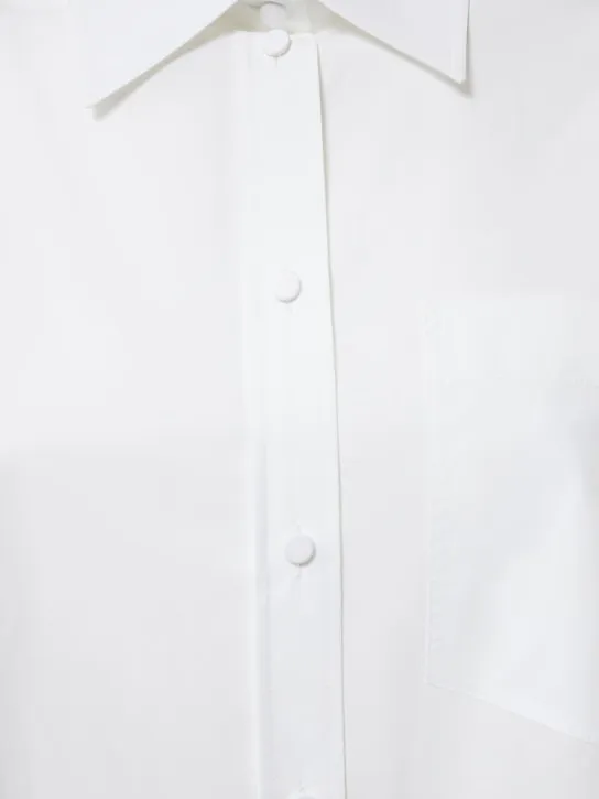 Valentino   Cotton poplin oversized shirt 