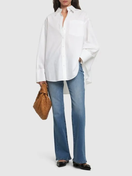 Valentino   Cotton poplin oversized shirt 