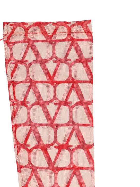 Valentino Garavani   Toile Iconographe long gloves 