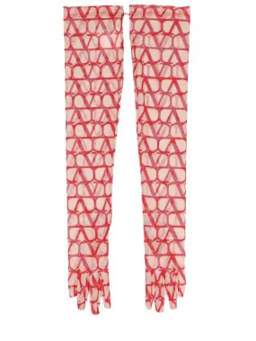 Valentino Garavani   Toile Iconographe long gloves 