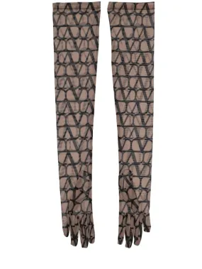 Valentino Garavani   Toile Iconographe long gloves 