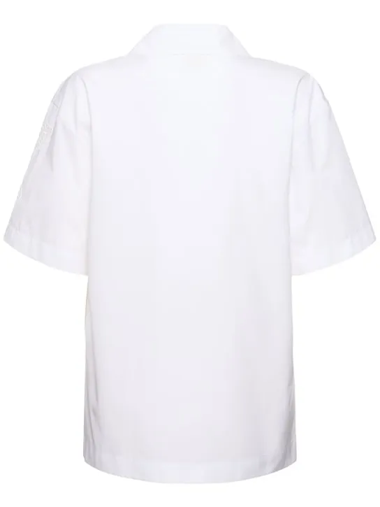 Versace   Baroque print poplin shirt 