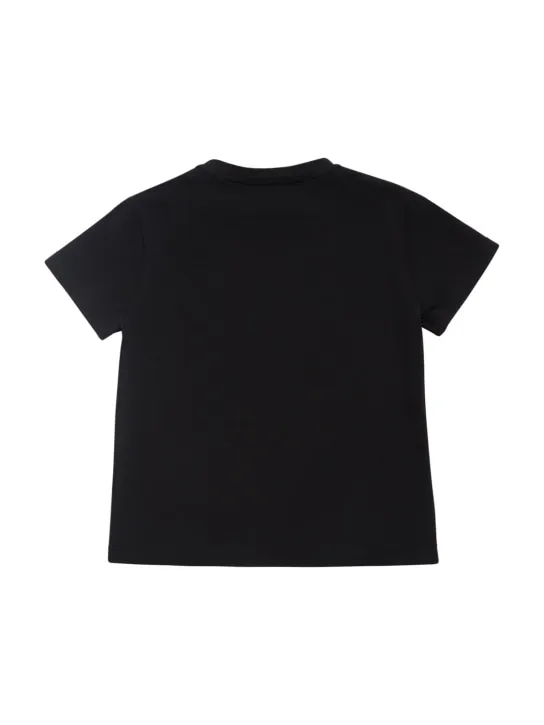 Versace   Embellished Medusa cotton jersey t-shirt 