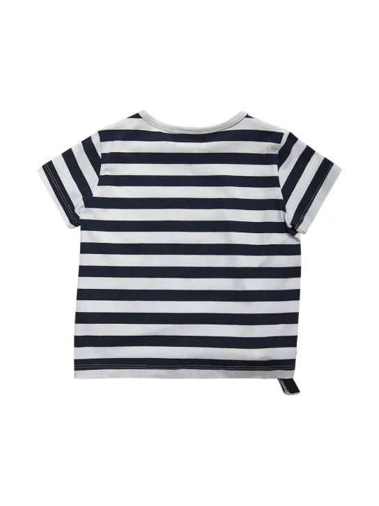 Versace   Marine print cotton jersey t-shirt 
