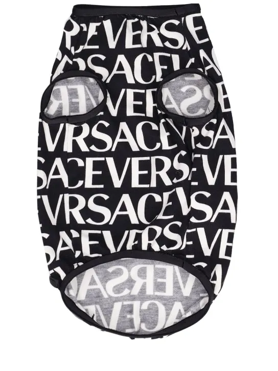 Versace   Versace on repeat dog t-shirt 