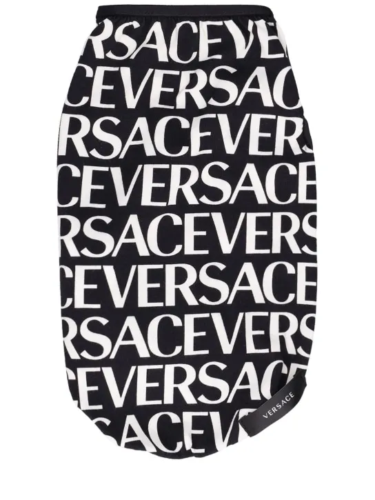 Versace   Versace on repeat dog t-shirt 