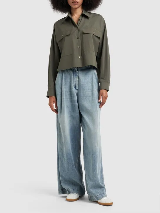 Weekend Max Mara   Carter cotton poplin shirt 