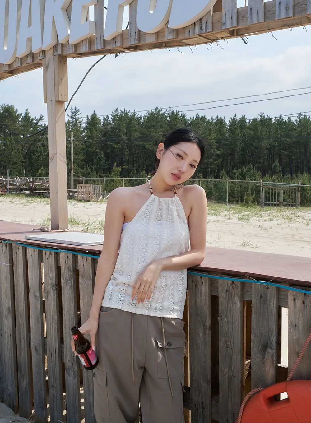 Wide Cargo Pants CY316