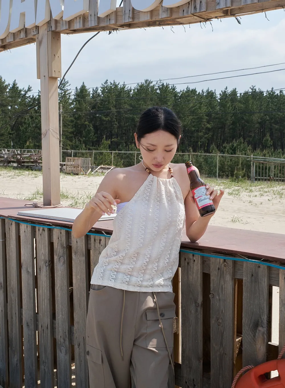 Wide Cargo Pants CY316