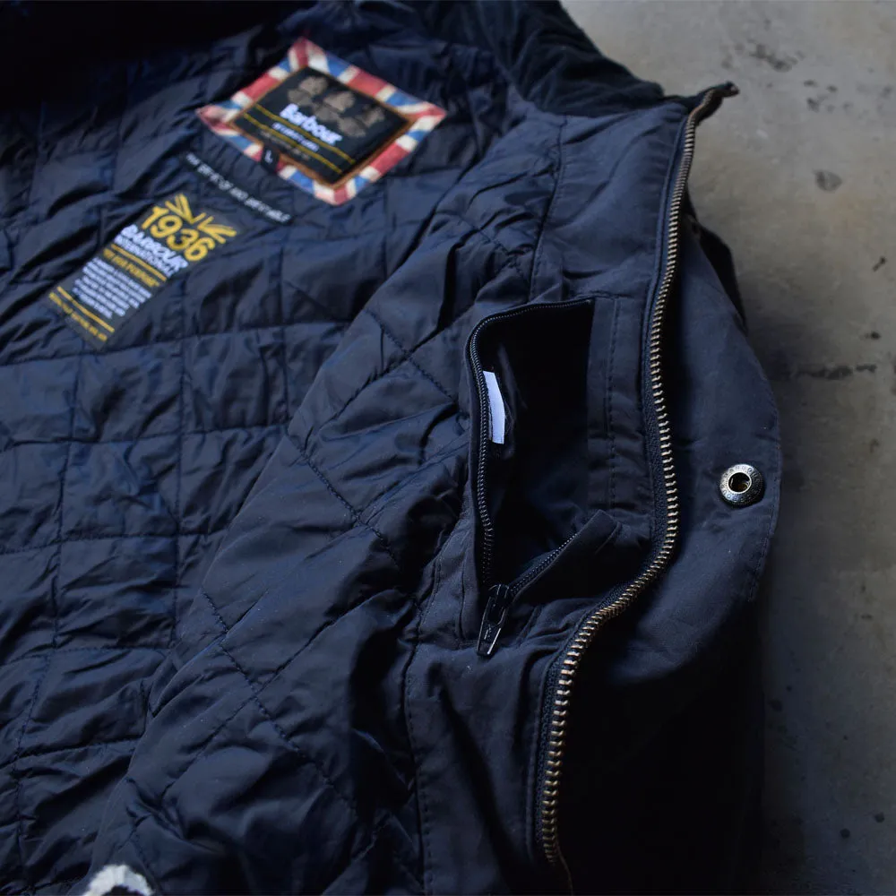 Y2K Barbour キルティング オイルドコットンジャケット 230201