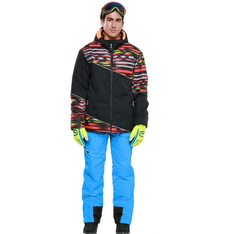 ZEBSPORT Warm Free Moving Ski Suit AWC3L for Men