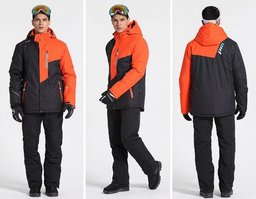 ZEBSPORT Warm Free Moving Ski Suit for Men